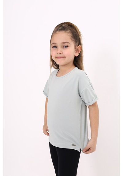 Toontoy Kids Toontoy Kız Çocuk Tişört Yeşil