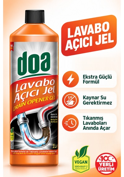 Lavabo Açıcı Jel / 1000 Ml - 549997570