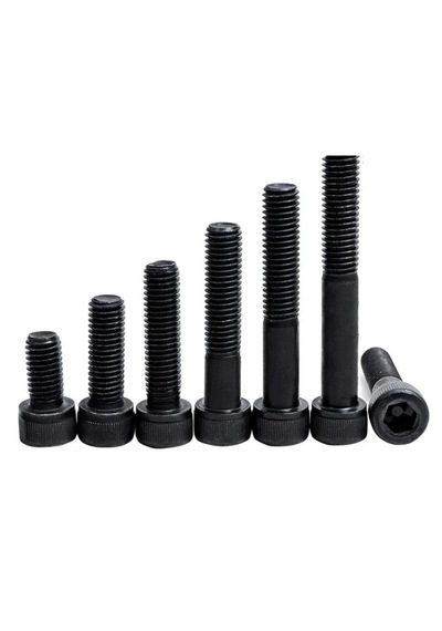 İmbus M12x70mm Cıvata Siyah Alyan Başlı Dın912 10 Adet Diğer