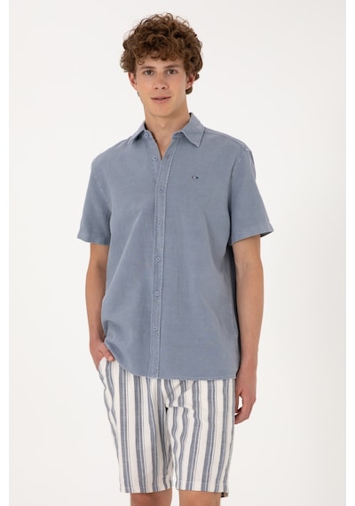 U.s. Polo Assn. Erkek Mavi Gömlek Kısa Kollu 50304955-vr036 Mavi U.s. Polo Assn. Erkek Mavi Gömlek Kısa Kollu 50304955-vr036 Mavi