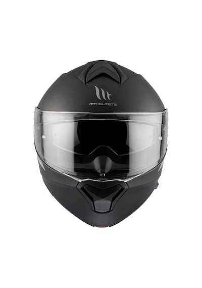 Mt Genesis Sv Solid A1 Mat Çene Açılır Kask Siyah Siyah
