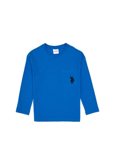 U.S. Polo Assn. Erkek Çocuk Koyu Mavi Bisiklet Yaka Sweatshirt 50314033-VR032 U.S. Polo Assn. Erkek Çocuk Koyu Mavi Bisiklet Yaka Sweatshirt 50314033-VR032