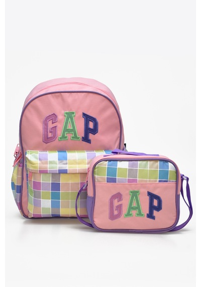 Gap Kız Çocuk 2'li Okul Seti İlkokul Çantası Ve Beslenme Çantası Seti 12800 Pembe
