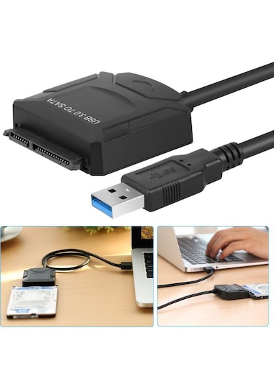 Usb 3.0 To 2.5-3.5" Sata Ssd Harici Hdd Bağlantı Kablosu