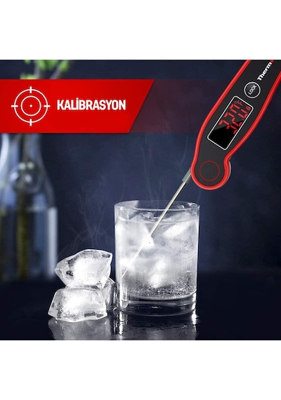 ThermoPro TP19 Su Geçirmez Katlanabilir Gıda Pişirme Termometresi - T07596