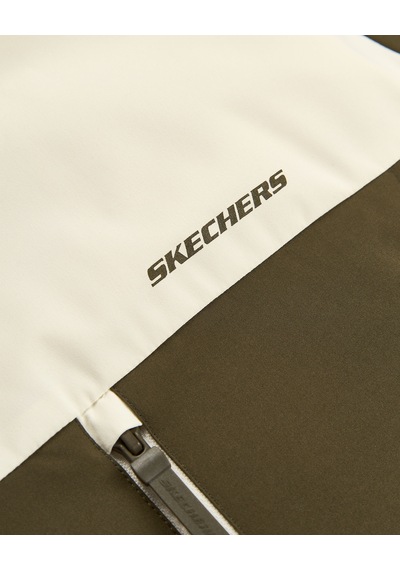 Skechers M Colorblock Fall Jacket Erkek Haki S2620044-0255