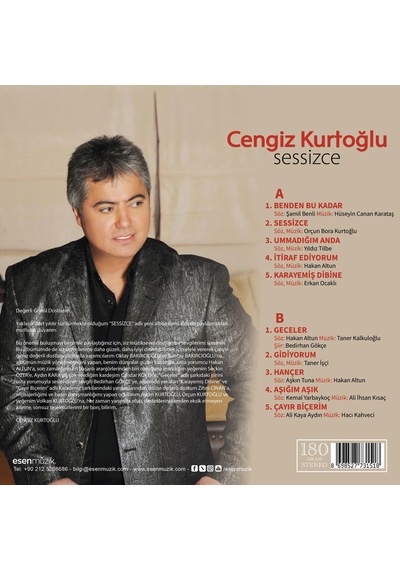 Cengiz Kurtoğlu - Sessizce Plak