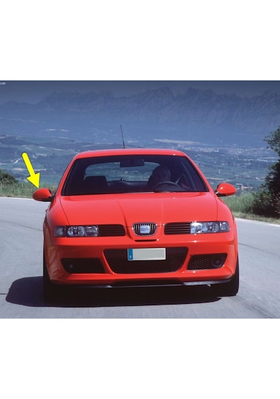 Seat Leon MK1 2003-2005 Sağ Yan Dış Dikiz Ayna Kapağı 6L0857538