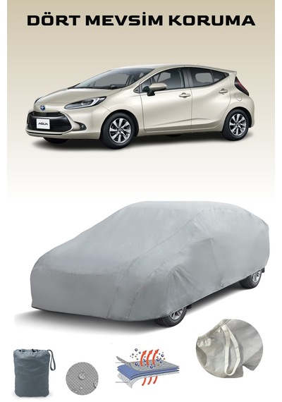 Toyota Prius C 2017 - 2021 Araba Brandası Oto Branda Gri