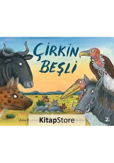 Çirkin Beşli Karton Kapak / Julia Donaldson