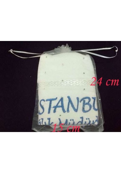 100 Adet Tül Kese 15X24Cm Organze Kese 30 x 50 Havlu İçin (Havlu D
