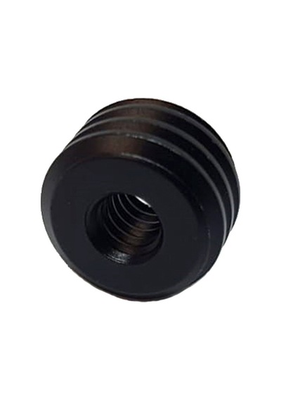 1/4 İnç Tripod Vidasını 5/8 Inçe Dönüştürücü Vida Adaptörü Siyah