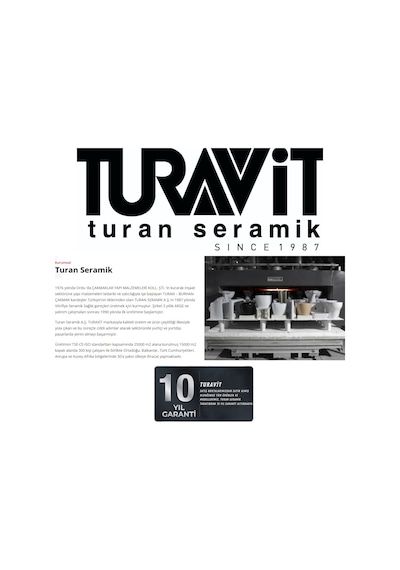 Turavit İda Dikdörtgen Etajer Uyumlu Beyaz Lavabo 28x45 Cm Id0703 Beyaz