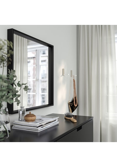 Ikea Nissedal Duvar Aynası 65x65 Cm Siyah