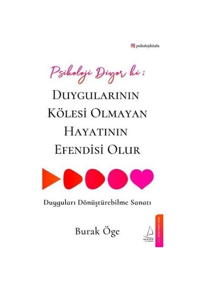 Psikoloji Diyor ki: Duygularının Kölesi Olmayan Hayatının Efendisi Olur - Burak Öge - Destek Yayınları