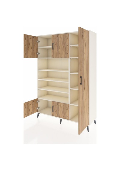 Hyperion Dolap 11 Raflı 5 Kapaklı 132x44x195 Aytaşı-çam/aytaşı Aytaşı Hyperion Dolap 11 Raflı 5 Kapaklı 132x44x195 Aytaşı-çam/aytaşı Aytaşı