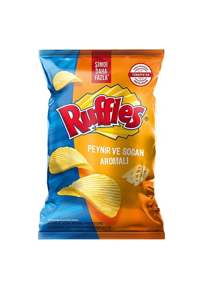 Ruffles Süper Boy Cips 125 G Tırtıklı Patates Cipsi 3'li Ekonomik Paket - 3 Adet Tarı
