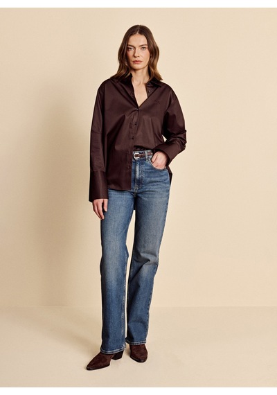 Brooks Brothers Kahverengi Kadın Regular Fit Gömlek Bbfw26fsh003 Kahve