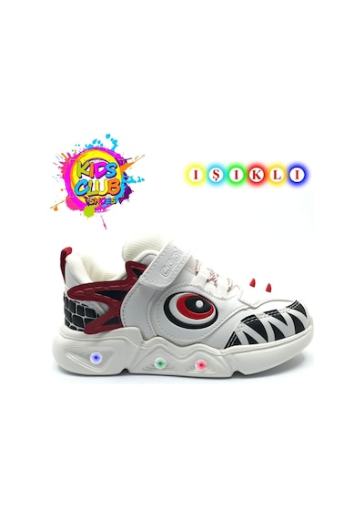 Cool Stego Işıklı Ortopedik Çocuk Spor Ayakkabı Beyaz
