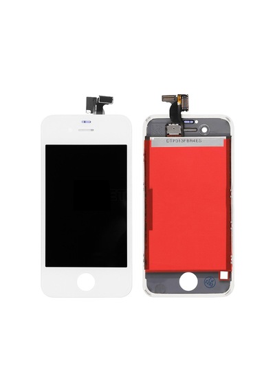 Apple Uyumlu iPhone  4 Lcd Ekran Dokunmatik Beyaz