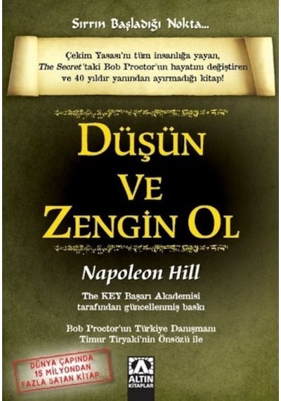 Düşün ve Zengin Ol - Napoleon Hill  Altın Kitaplar