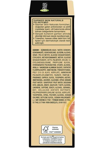 Garnier Skin Naturals BB Krem Açık Ton