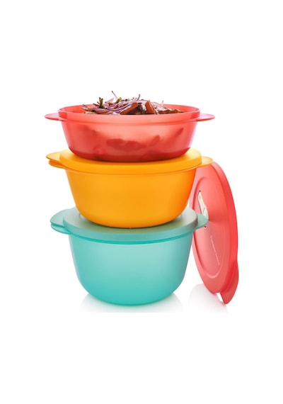 Tupperware Micro Oval Kap 3lü Set Mtk