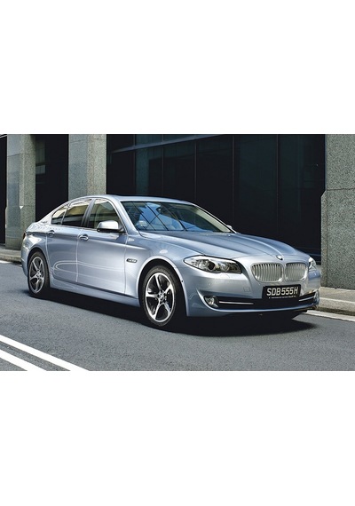 Bmw Active Hybrid5 Bagaj Krom Metal 3M 3D Yazı Logo