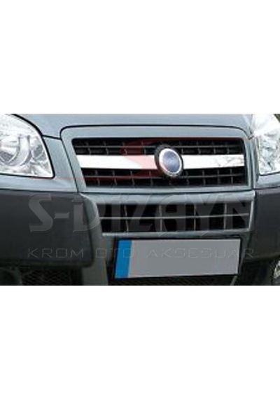S-Dizayn Fiat Doblo Krom Ön Panjur 2 Prç 2006-2010