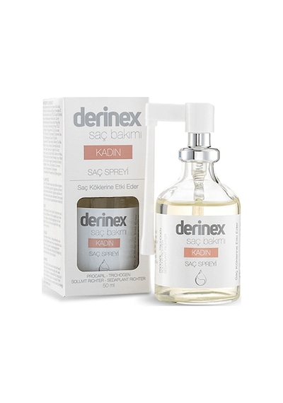 Derinex Kadın Saç Dökülmesine Etkili Sprey 50 Ml