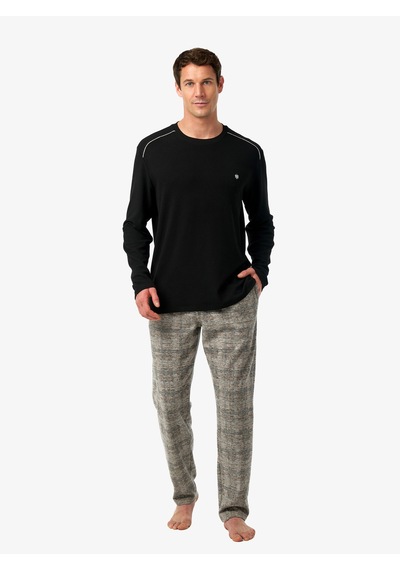 Blackspade Erkek Termal Pijama Takımı 40985 - Siyah