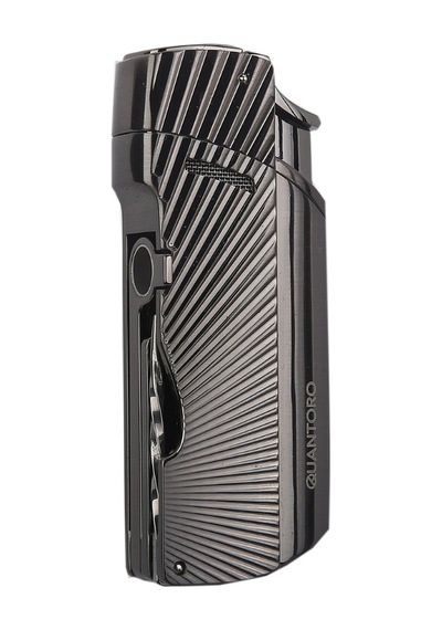 Quantoro Tek Torch Pürmüz Delicili/iğneli Gunmetal Metal Puro Çakmağı - Trz1187