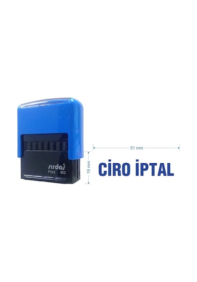 "ciro İptal" Yazılı Kaşe