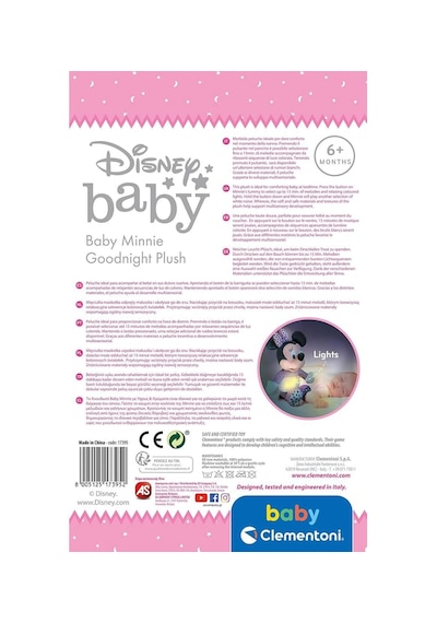 Disney Lisanslı Baby Minnie Müzikli Peluş Uyku Arkadaşı