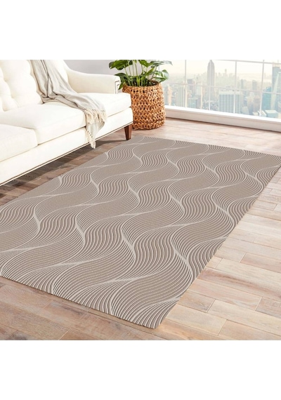 Jassrug Rölyef Halı 120x180 Orla Bej Bej
