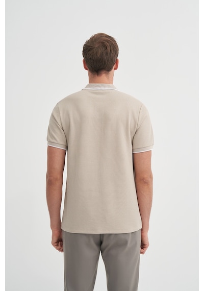 Cazador Erkek Bej Polo Yaka Tshirt 42470