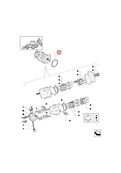 87743513 Case Newholland Casappa Hidrolik Pompa Dişli