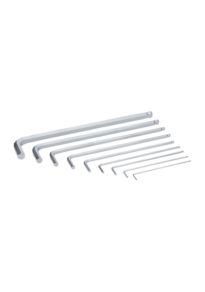 Wera 950 Pkl/9 Sm N Sb Açılı Anahtar Seti, Metrik, Krom Kaplama,