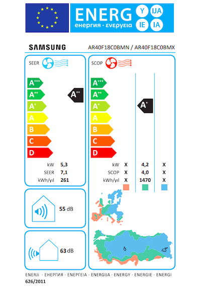 Samsung AR40 18.000 Btu Duvar Tipi Split Klima