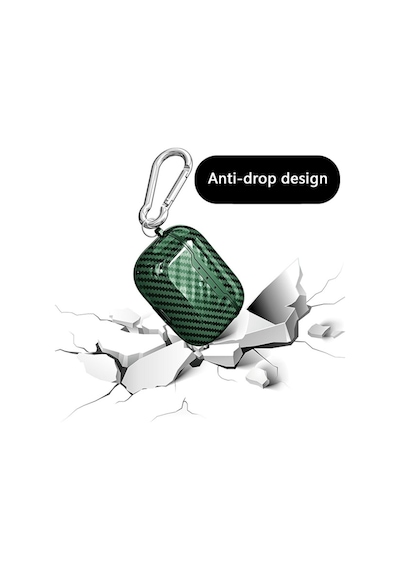 Ally Carbon Case Apple Uyumlu AirPods Pro Carbon Fiber Silikon Kilif 119943184 - Renk / Siyah
