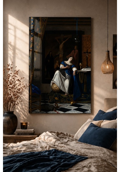 Johannes Vermeer Allegory Of The Catholic Faith Tablosu Klasik