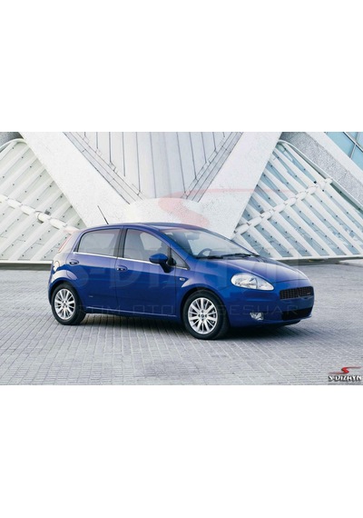 S-Dizayn  Fiat Grande Punto Krom Cam Çıtası 6 Prç 2006 Üzeri