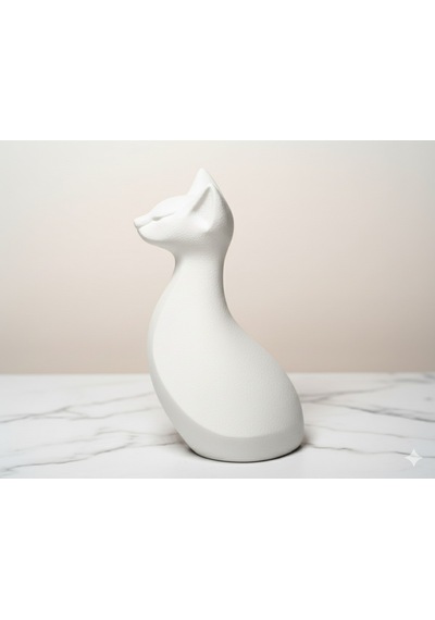 Soyut Kedi Figürü - 16 Cm 3d Baskı