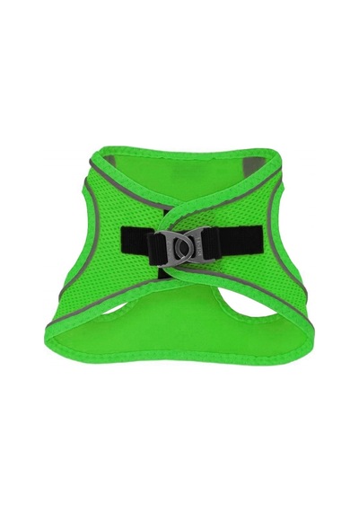 Üç Kilitli Sportif Kedi Köpek Göğüs Tasması 20-24 Cm Xxx-small Yeşil