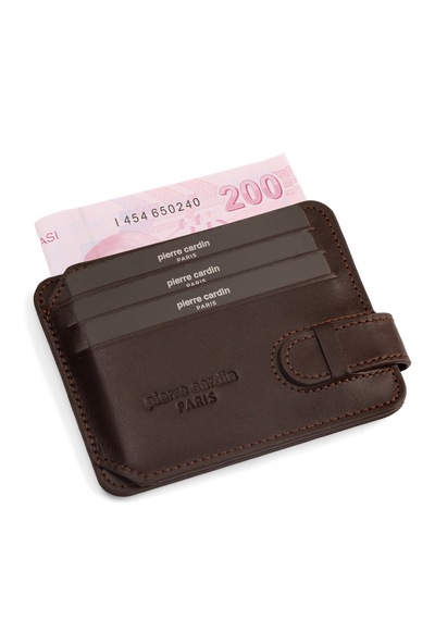 Pierre Cardin Kahve Analin Unisex Deri Kartlık 0777k8n Kahve-analin