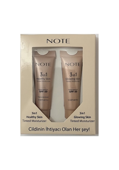 Note 3in1 Healthy Skin + 3in1 Glowing Skin Set 12 Ml X 2