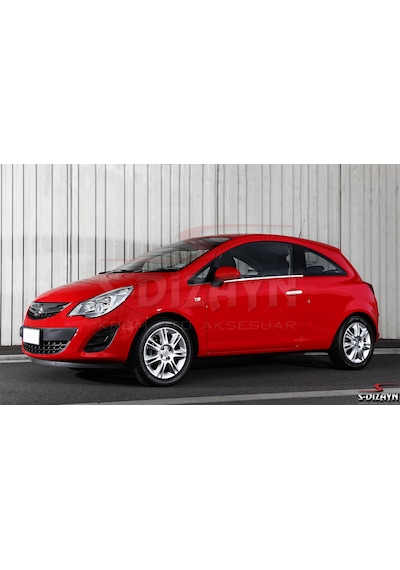 S-Dizayn Opel Corsa D Krom Kapı Kolu 2 Kapı 2007-2014