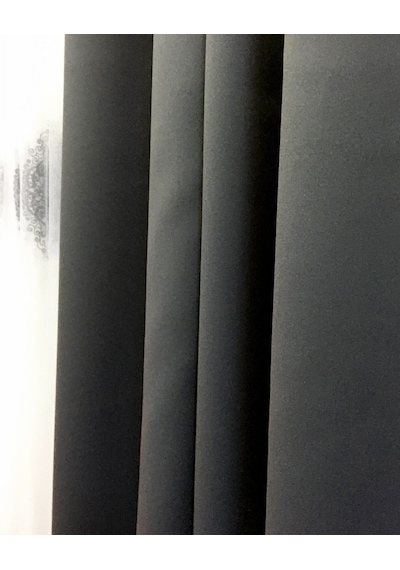 Blackout Karartma Pilesiz Fon Perde Tek Kanat 140X250 Cm Antrasit