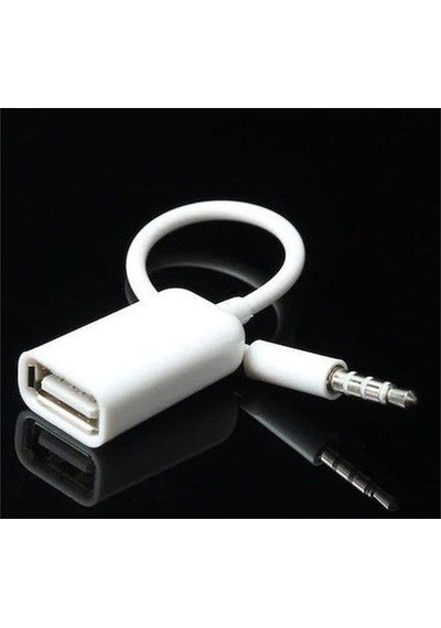 Erkek Aux 3.5 Mm. To Dişi Usb Stereo Ses Mp3 Telefon Çevirici