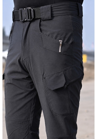 Modmen Erkek Taktik Outdoor Kargo Pantolon Çok Cepli Esnek Günlük Ve Outdoor Kullanım Antrasit